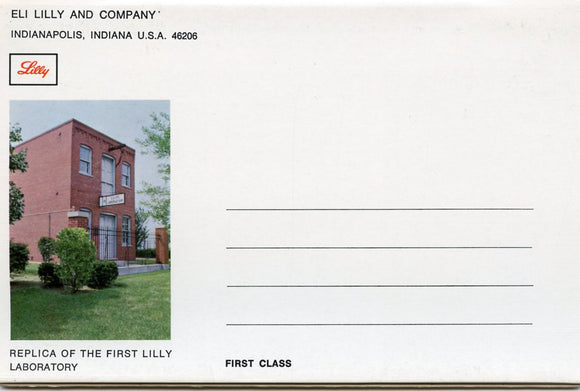 Eli Lilly and Company, Indianapolis, IN Souvenir Folder-Carey's Emporium