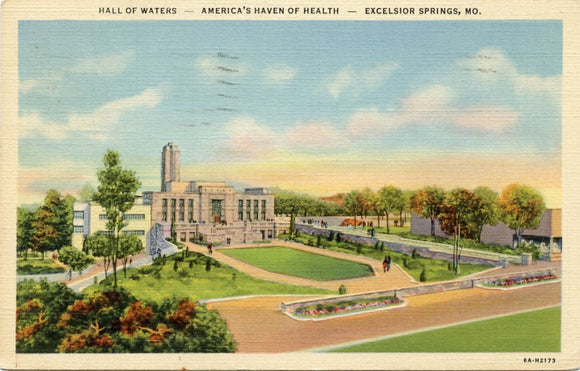 Hall of Waters, America's Haven of Health, Excelsior Springs, MO-Carey's Emporium