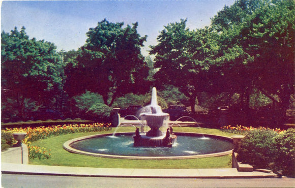 Hoff Memorial Fountain, Administration Building, Walter Reed General Hospital, Army Medical Center, Washington, DC-Carey's Emporium