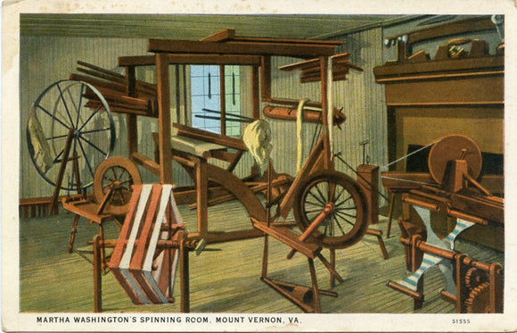 Martha Washington's Spinning Room, Mount Vernon, VA-Carey's Emporium