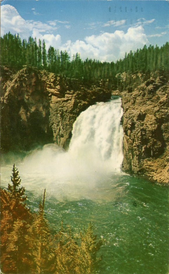 The Upper Falls of the Yellowstone River, Yellowstone National Park-Carey's Emporium