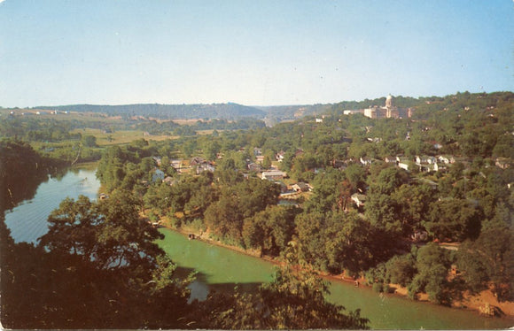 View of Capitol and Valley from Ledge Near the Daniel Boone Monument, Frankfort, KY-Carey's Emporium