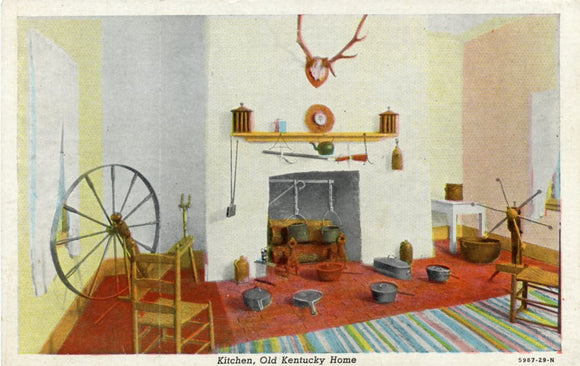 Kitchen, Old Kentucky Home, Bardstown, KY-Carey's Emporium