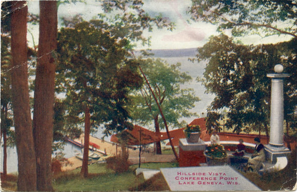 Hillside Vista, Confederate Point, Lake Geneva, WI-Carey's Emporium