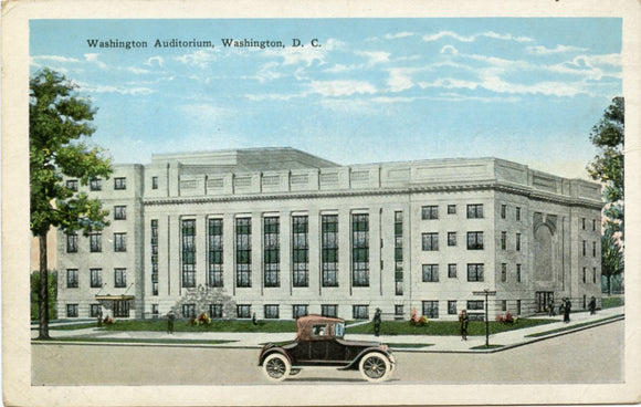 Washington Auditorium, Washington, DC-Carey's Emporium