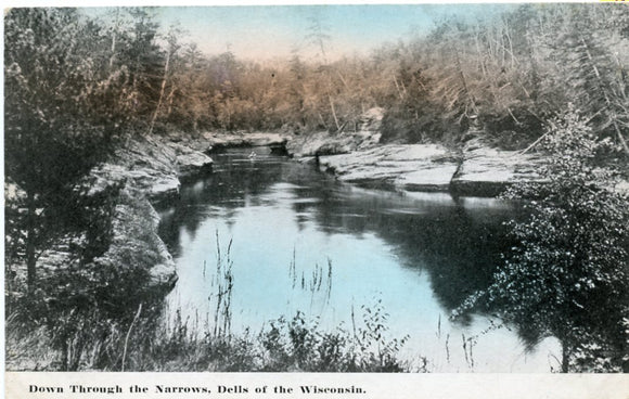 Down Through the Narrows, Dells of the Wisconsin, WI-Carey's Emporium