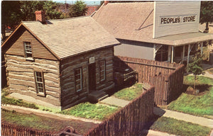 The Elm Creek Indian Fort, Built in 1869, Moved from Cowles, Nebraska, Minden, NE-Carey's Emporium