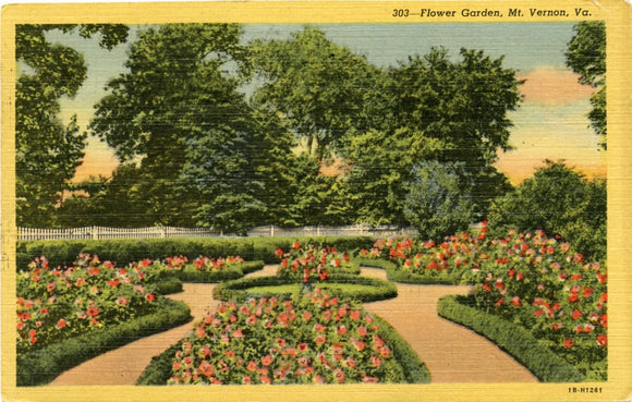 Flower Gardens, Mt. Vernon, VA-Carey's Emporium