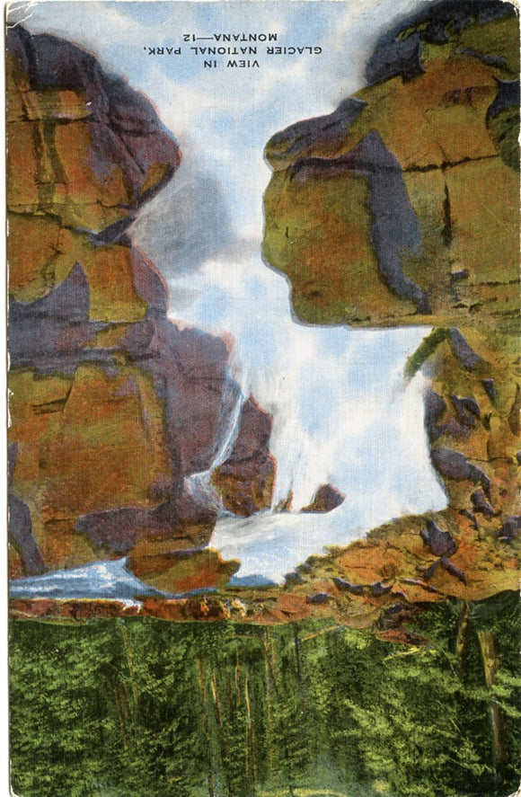 View in Glacier National Park, MT-Carey's Emporium