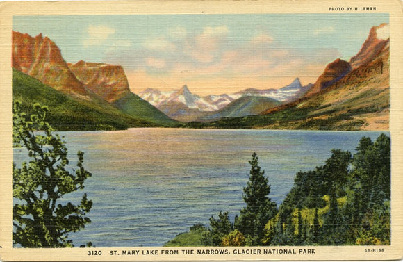 St. Mary Lake from the Narrows, Glacier National Park-Carey's Emporium