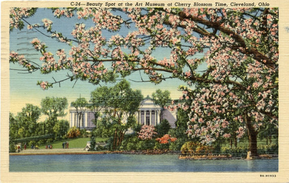 Beauty Spot at the Art Museum, at Cherry Blossom Time, Cleveland, OH-Carey's Emporium