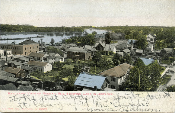 Panoramic View of Neenah, WI-Carey's Emporium