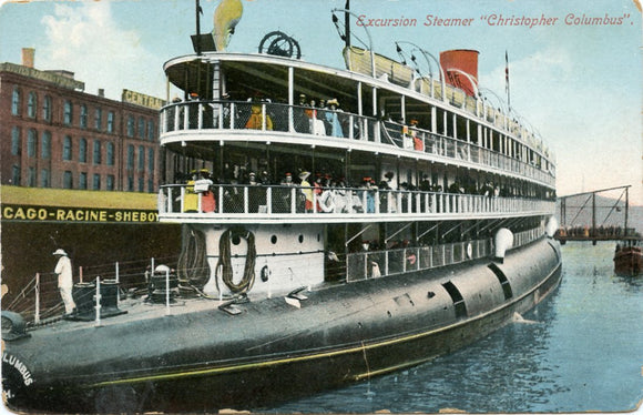 Excursion Steamer Christopher Columbus-Carey's Emporium
