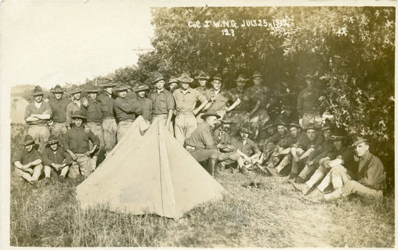 Company C, Infantry, Wisconsin National Guard, July 25, 1912-Carey's Emporium