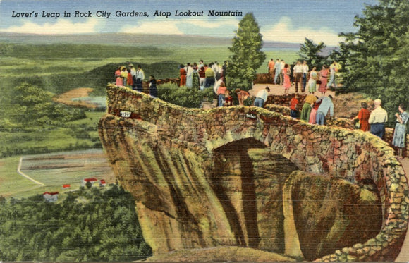 Lover's Leap in Rock City Gardens, Atop Lookout Mountain, TN-Carey's Emporium