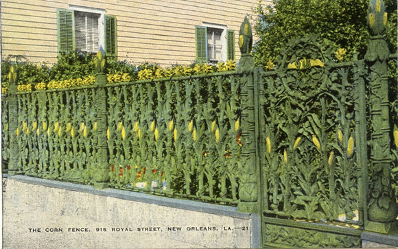 The Corn Fence, 915 Royal Street, New Orleans, LA-Carey's Emporium