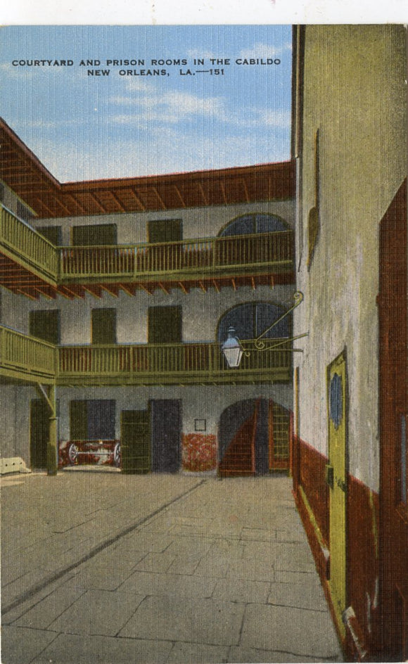 Courtyard and Prison Rooms in the Cabildo, New Orleans, LA-Carey's Emporium