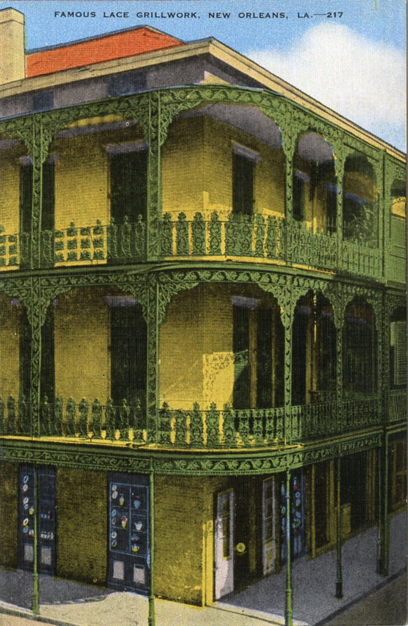 Famous Lace Grillwork, New Orleans, LA-Carey's Emporium