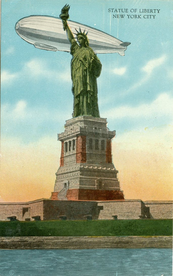 Statue of Liberty, New York City, NY Dirigible Added-Carey's Emporium