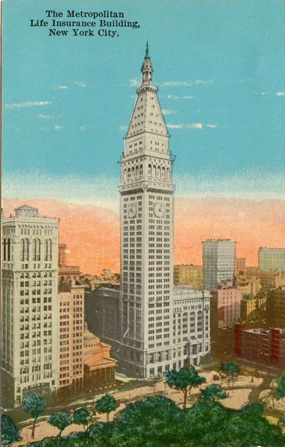 The Metropolitan Life Insurance Building, New York City, NY-Carey's Emporium