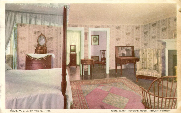 Gen. Washington's Room, Mount Vernon, VA-Carey's Emporium