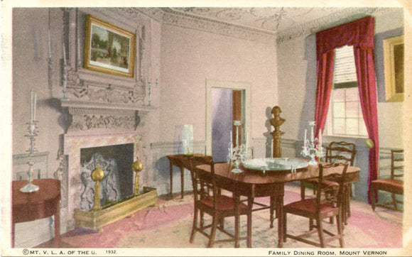 Family Dining Room, Mount Vernon, VA-Carey's Emporium