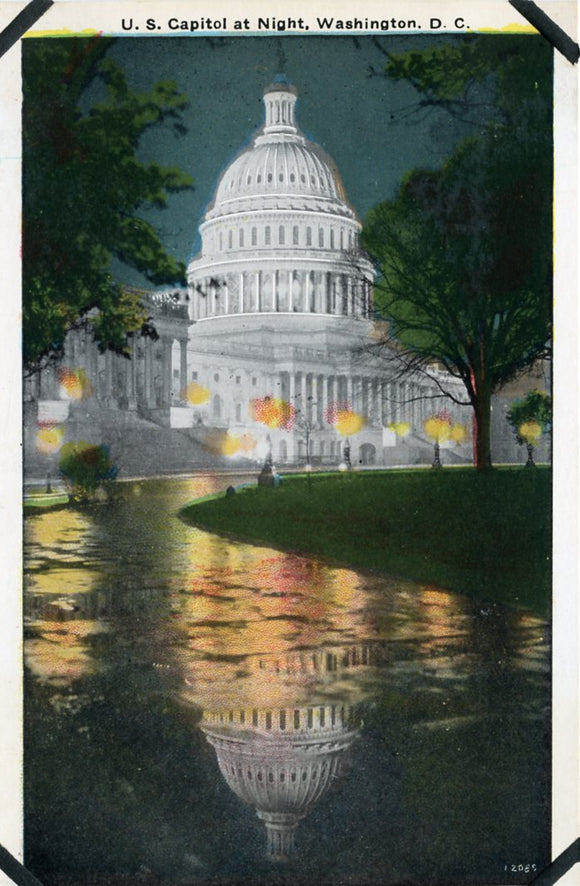 U. S. Capitol at Night, Washington, DC-Carey's Emporium