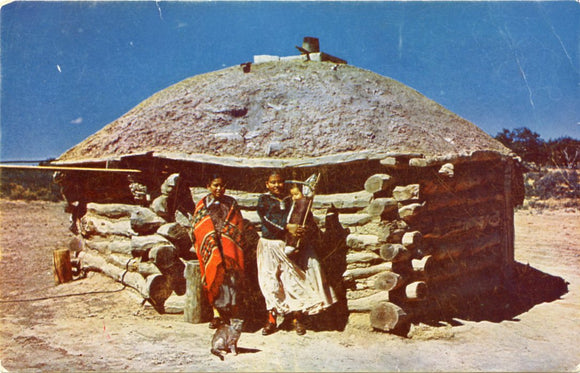 Navajo Indians and Their Hogan-Carey's Emporium