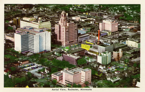 Aerial View, Rochester, MN-Carey's Emporium