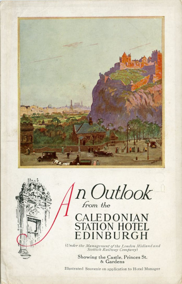 An Outlook from the Caledonian Station Hotel, Edinburgh-Carey's Emporium