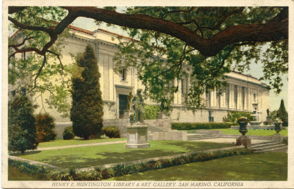 Henry E. Huntington Library and Art Gallery, San Marino, CA-Carey's Emporium