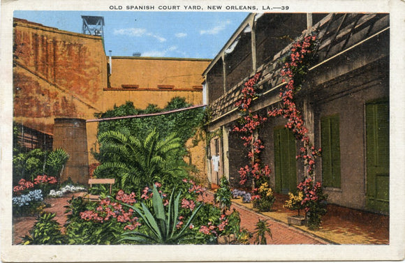 Old Spanish Court Yard, New Orleans, LA-Carey's Emporium