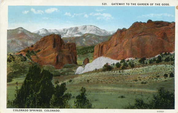 Gateway to the Garden of the Gods, Colorado Springs, CO-Carey's Emporium
