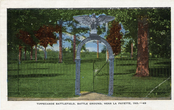 Tippecanoe Battlefield, Battle Ground, Near La Fayette, IN-Carey's Emporium