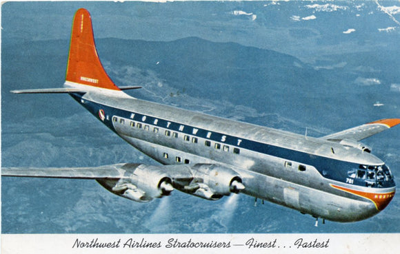 Northwest Airlines Stratocruisers, Finest, Fastest-Carey's Emporium