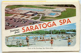 Historic Saratoga, Saratoga Springs, NY Souvenir Folder-Carey's Emporium