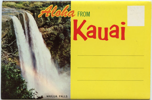 Aloha from Kauai Souvenir Folder-Carey's Emporium