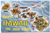 Here's Hawaii, the 50th State Souvenir Folder-Carey's Emporium