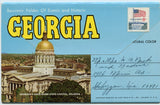 Scenic and Historic Georgia Souvenir Folder-Carey's Emporium
