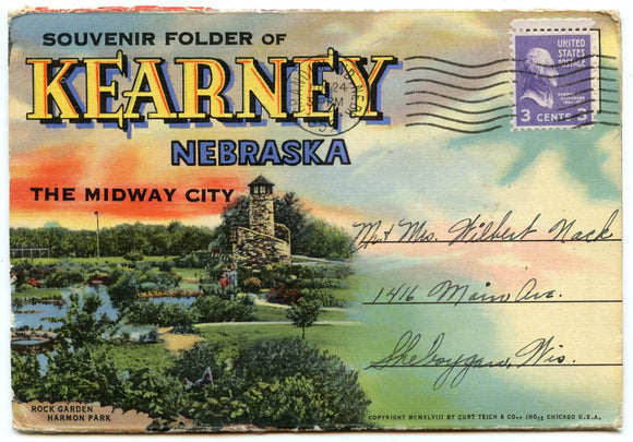 Kearney, NE Souvenir Folder-Carey's Emporium