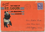 Greetings from the Parks of St. Louis, MO Souvenir Folder-Carey's Emporium