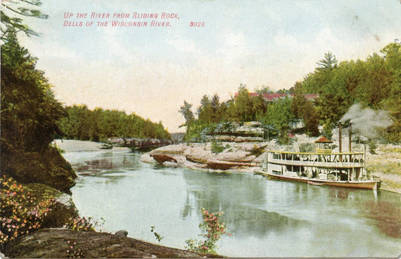 Up the River from Sliding Rock, Dells of the Wisconsin River, WI-Carey's Emporium