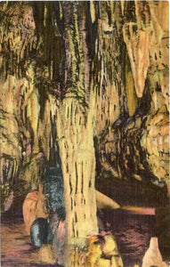 Totem Pole Room With Black and Bleeding Stalacites, Cave of the Mounds, Blue Mounds, WI-Carey's Emporium