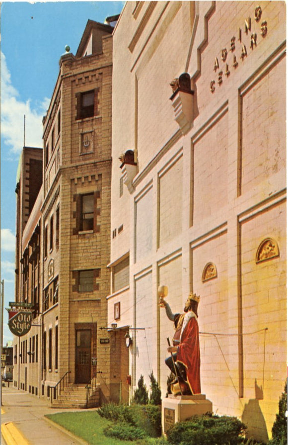 The Statue of Gambrinus, G. Heileman Brewing Company, Inc., La Crosse, WI-Carey's Emporium