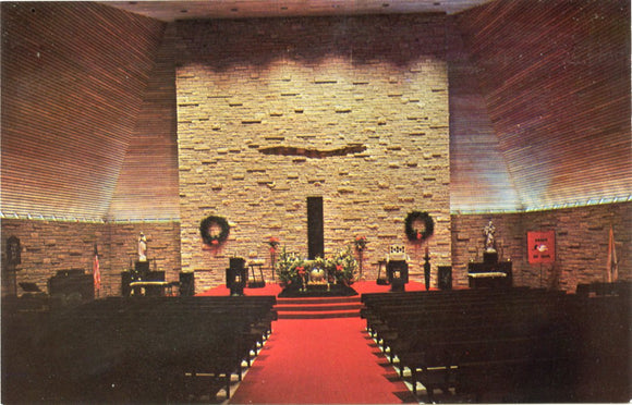 Unique Interior of Beautiful St. Francis of Assisi Church, Fayette, IA-Carey's Emporium