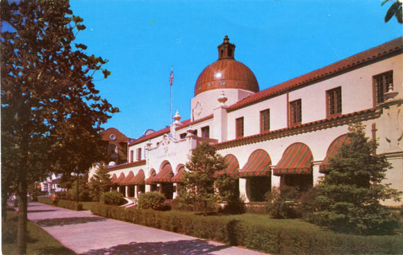 Quapaw Baths, on Bath House Row, Hot Springs National Park, AR-Carey's Emporium