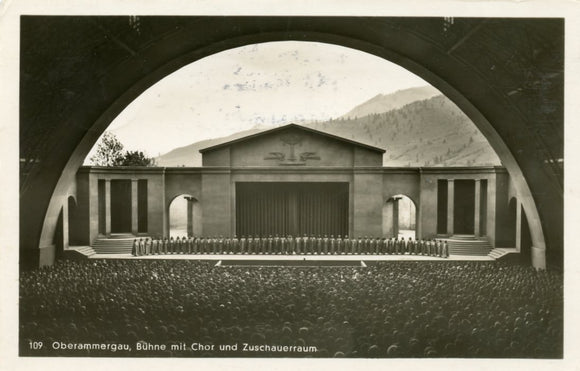 Buhne mit Chor und Zuschauerraum, Oberammergau-Carey's Emporium