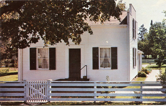 Maple Tree and Brick Walkway Welcome Visitors to the Deere House, John Deere Historic Site, Grand Detour, IL-Carey's Emporium
