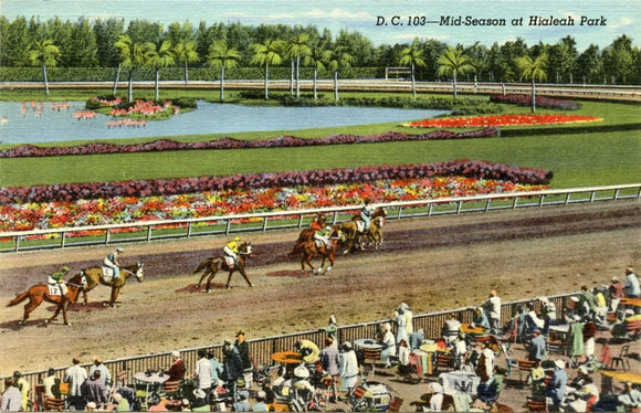 Mid-Season at Hialeah Park-Carey's Emporium