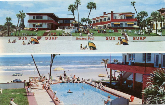 Sun and Surf Apt. Motel, 725 N. Atlantic Avenue, Daytona Beach, FL-Carey's Emporium